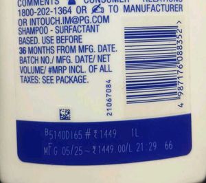anti dandruff 1 litres shampoo