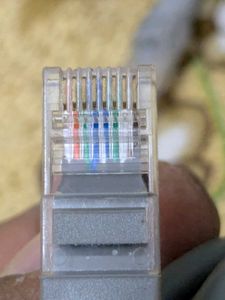 Lot of 6 Grey Ethernet Cables