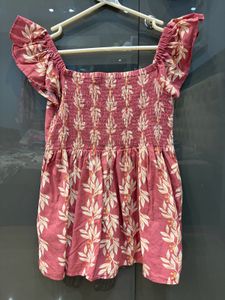 Floral Print Ruched Top