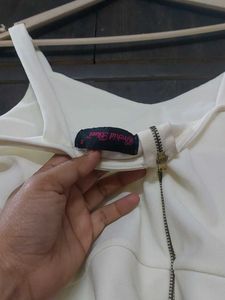Elegant White Crop Top