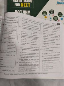 Aakash NCERT Maps for NEET Books