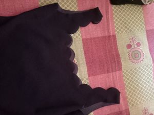 Dark Blue Stylish Top