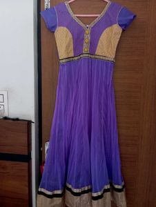 Purple kurta set