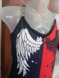 Edgy Angel Wing Tank Top