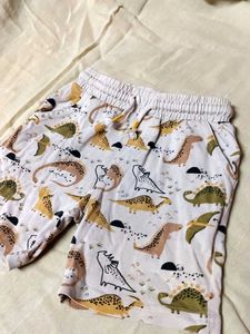 baby Dinosaur Print Shorts