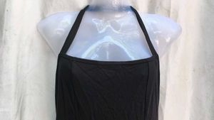 Elegant Black Halter Neck Maxi Dress