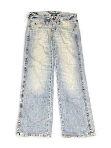 Y2K "Lee" Light Wash Denim Flared Baggy Jeans