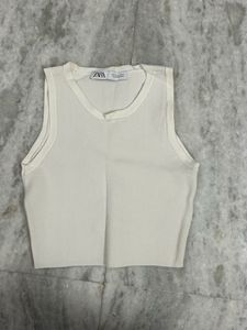 ZARA white tank top