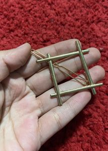 Geometric Gold Hair Pin