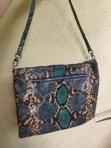 Stylish Snakeskin Clutch Bag