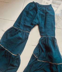 Elegant Teal Kurta Set with Intricate Embroidery