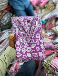 Vibrant Floral Print Kurti