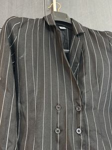 Striped Blazer Dress