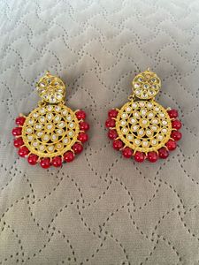Stunning Gold Plated Pearl Earrings combo