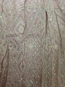 Elegant Pink Chikankari Lehenga Set