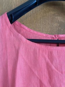 Simple Pink Sleeveless Dress