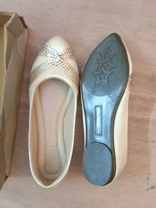 New Beige Ballerina Flats size 39