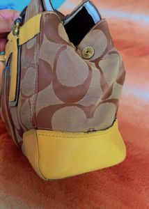 Authentic Vintage Coach Hampton Signature Carryall