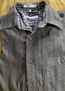 ARROW Shirt for men. Olive green S