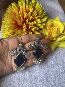 Blue Stone Earrings