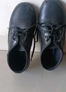 Campus Running Shoes with black school shoe
