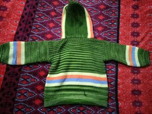 Woolen Hoodie And Pajami Set For Kids