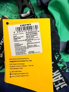 GEAR Alpine 45L Backpack