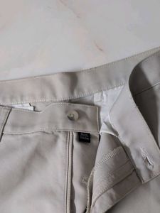 Men's Beige Pant Peter England