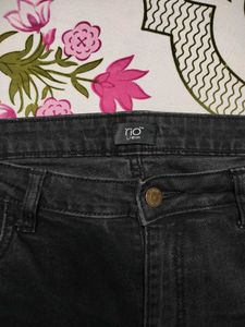 💕Charcoal Black Washed Bootcut Jeans