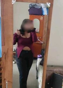 Maroon Full Sleeves Top