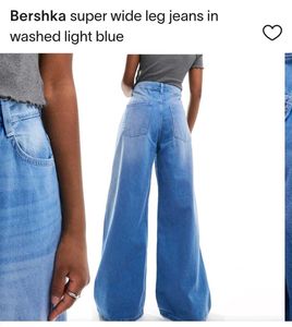Bershka Super Wide Leg Jeans