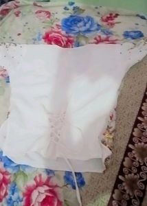 Embellished White Ethnic Blouse