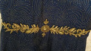 BLUE WEDDING GOWN