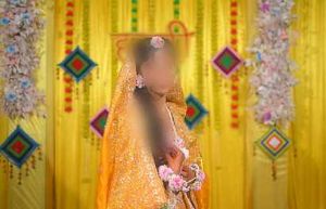 Bridal Yellow  Gown