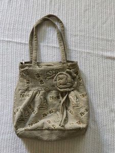 Chic Beige Textured Hobo Bag