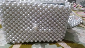 [FREE DELIVERY] Handmade Pearl Bag