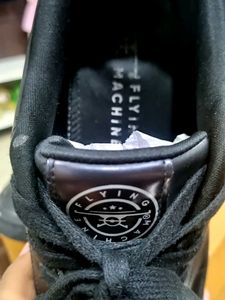 Flying Machine Men's Black Sneakers