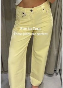 Zara Yellow slim fit