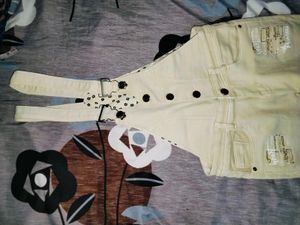 Cream Overalls for Women