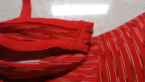 Red Striped Everyday Bra