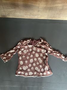 Designer Polka Dot Blouse