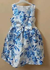 🇦🇺Imported Designer Blu Floral Hi-Low Dress