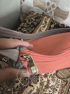 Chic Orange Hobo Bag