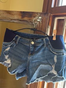 Distressed Y2K Denim beach Shorts