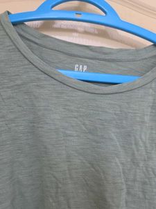 GAP Light Green Flutter Sleeve Top
