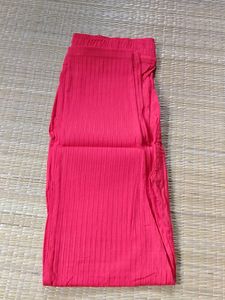 Red Colour Pencil Pant