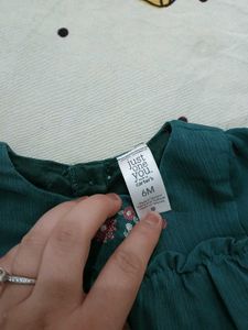 Green Floral Dress
