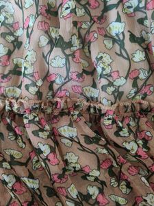 Floral Print Mini Dress