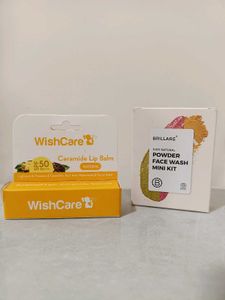 WishCare Lipbalm & Brillare Facewash Kit