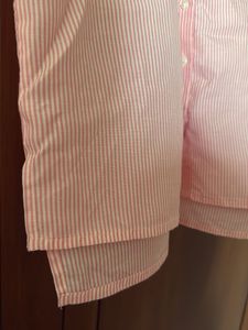 Stylish Pink And White Stripes Shirt